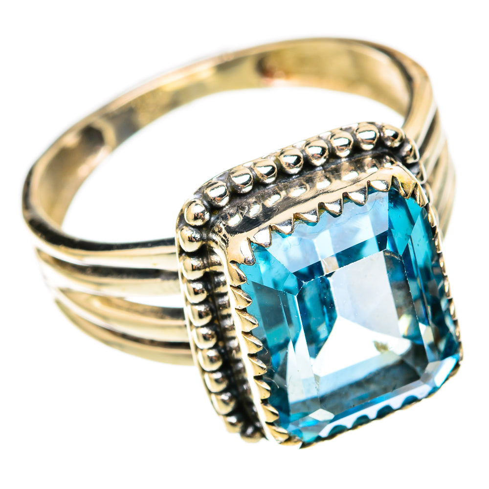 Blue Topaz Rings handcrafted by Anasilvercos - RING117702 - Photo 2