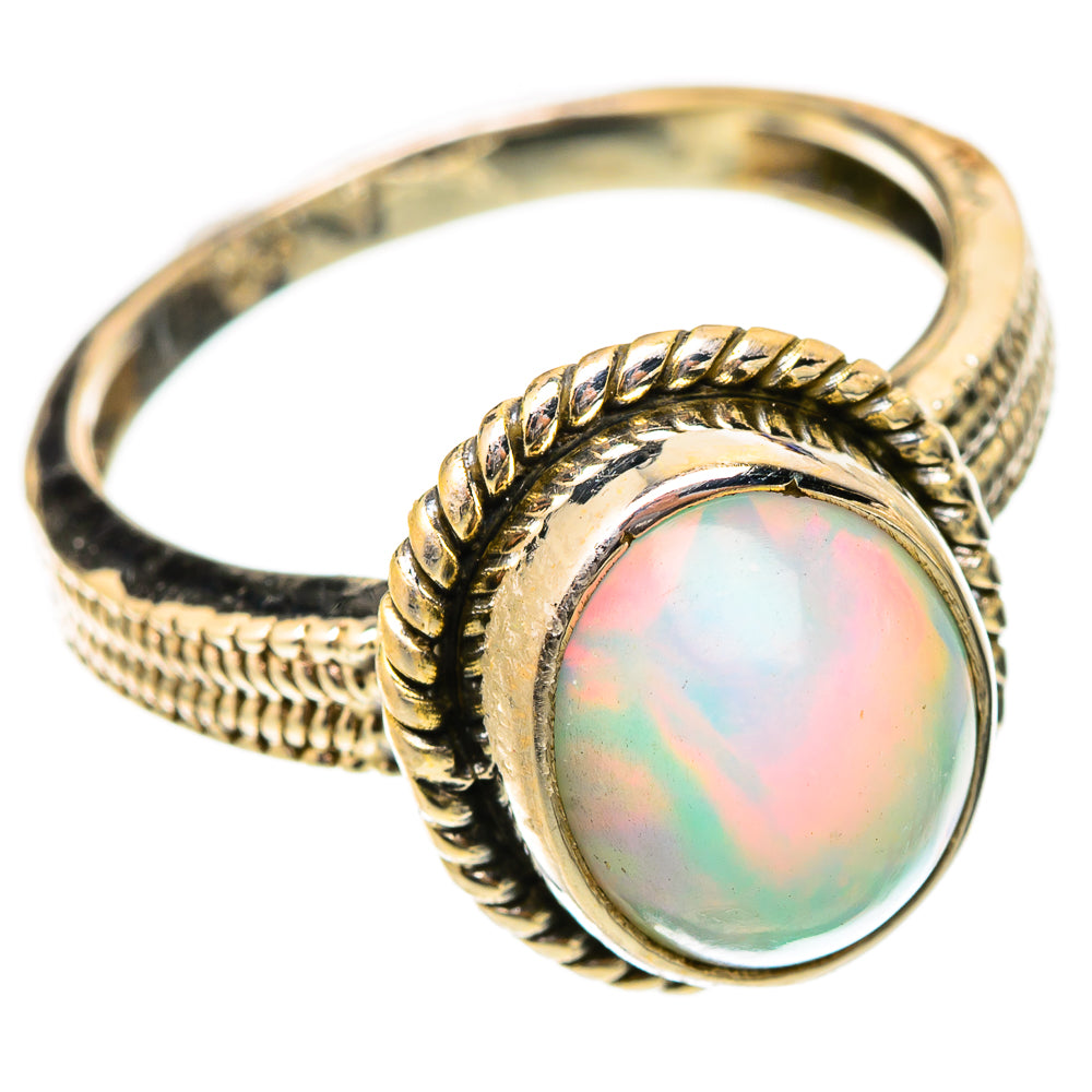 Ethiopian Opal Rings handcrafted by Anasilvercos - RING117725 - Photo 2