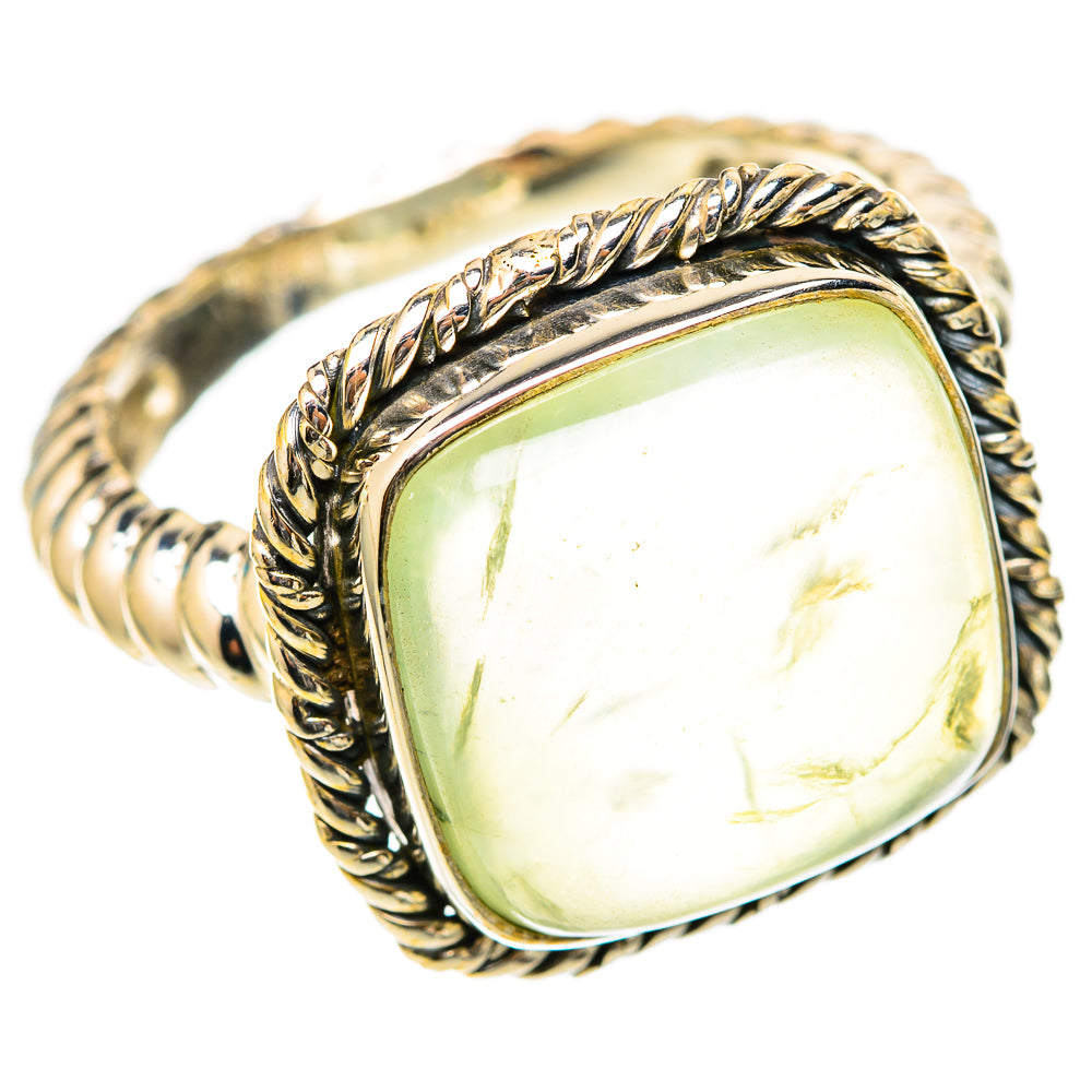 Prehnite Rings handcrafted by Anasilvercos - RING117734 - Photo 2
