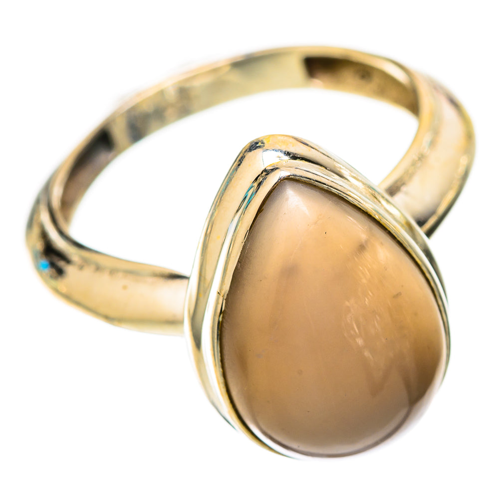 Chocolate Moonstone Rings handcrafted by Anasilvercos - RING117736 - Photo 2