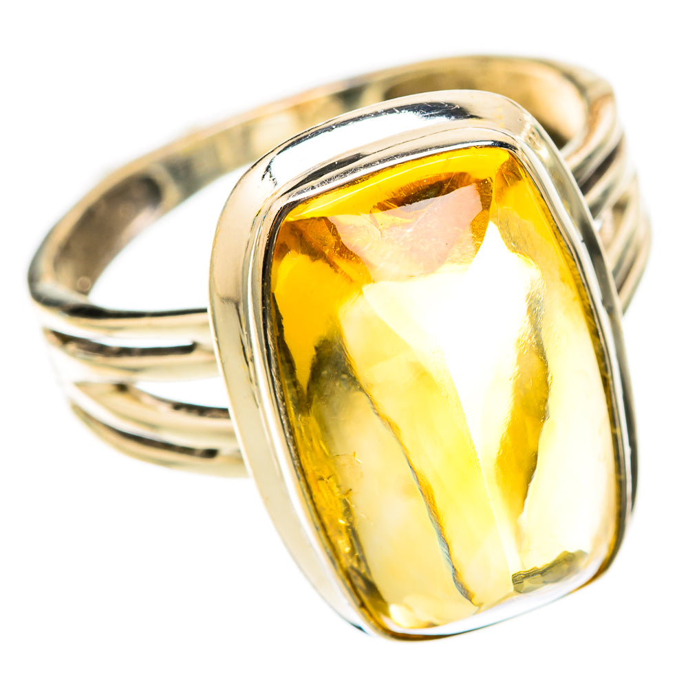 Citrine Sugarloaf Rings handcrafted by Anasilvercos - RING117738 - Photo 2