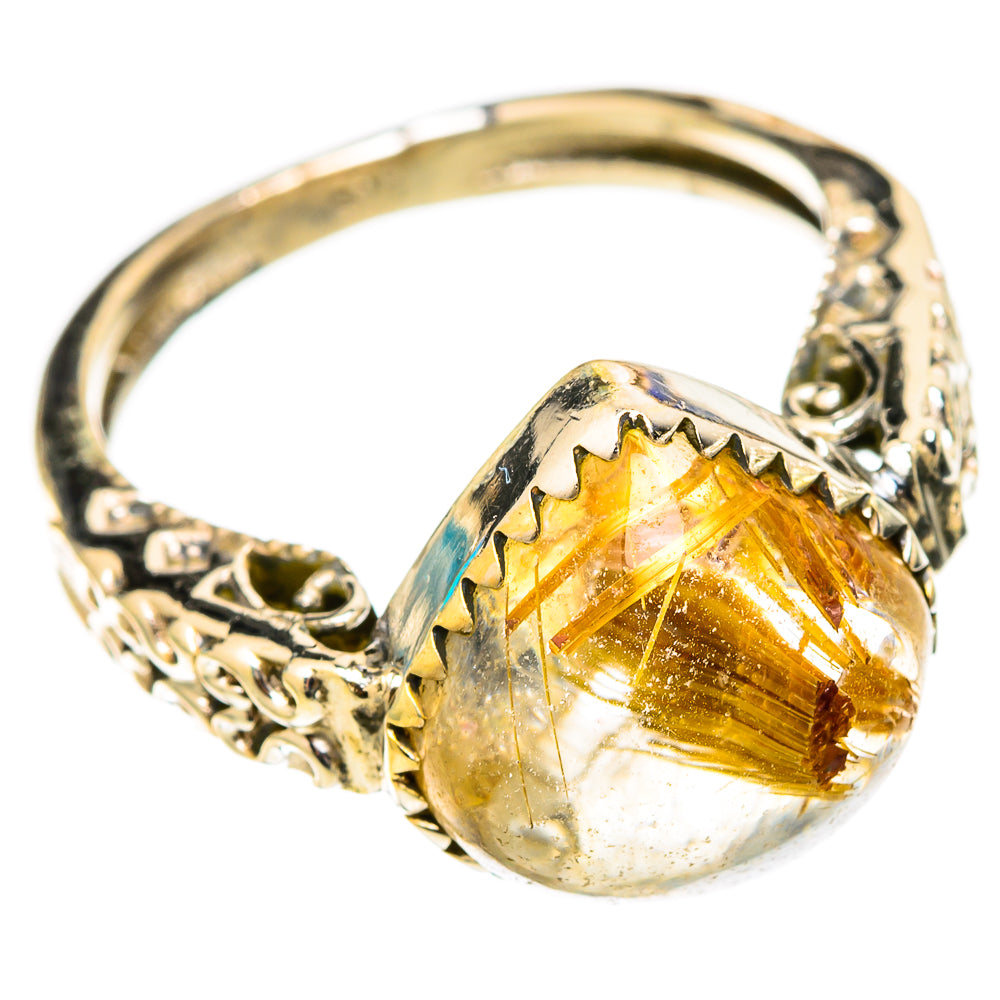 Rutilated Quartz Rings handcrafted by Anasilvercos - RING117746 - Photo 2