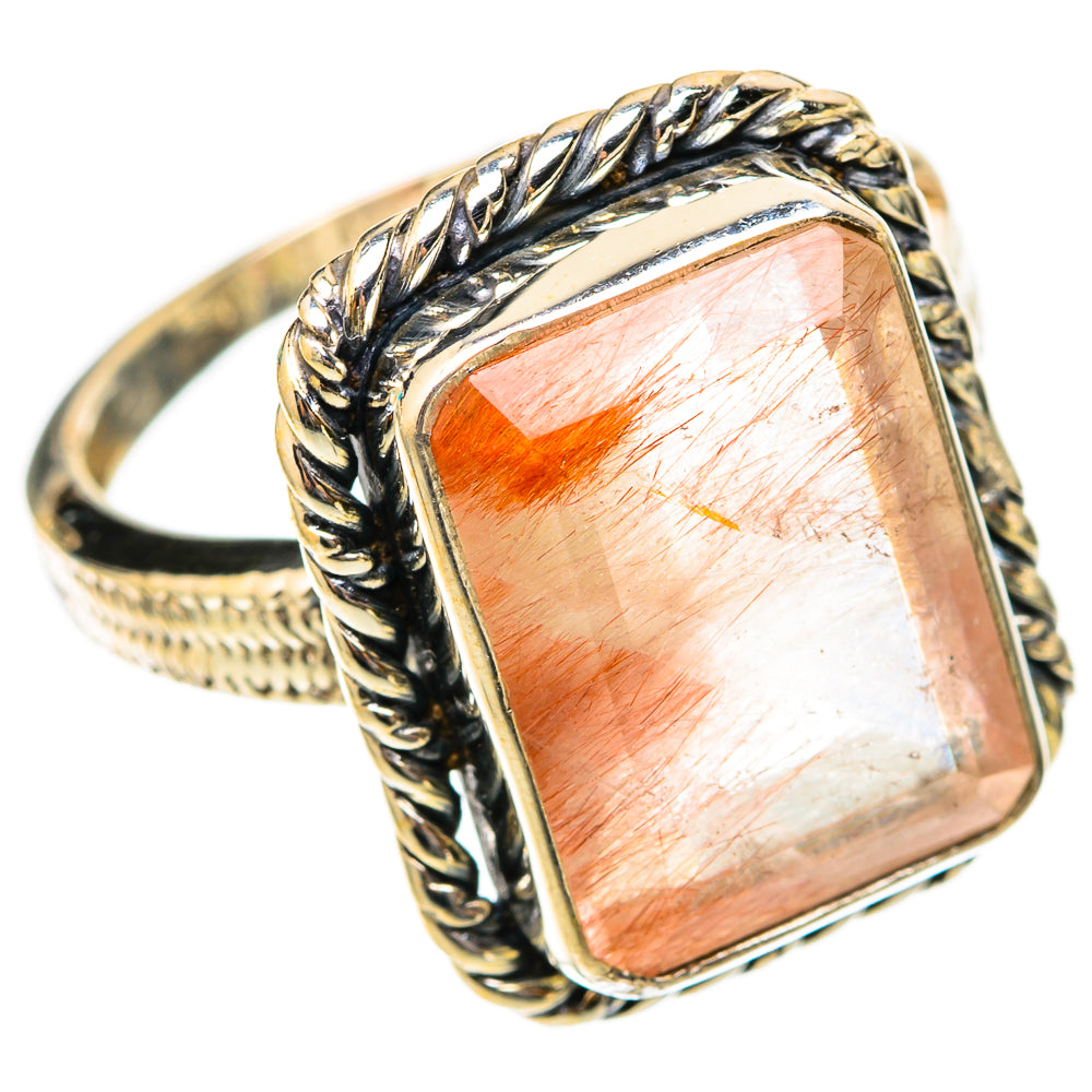 Rutilated Quartz Rings handcrafted by Anasilvercos - RING117747 - Photo 2