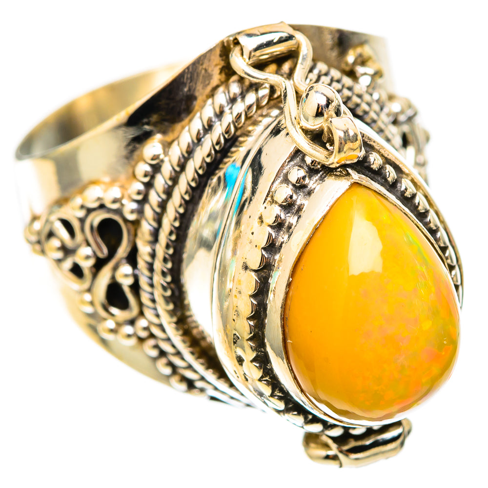 Ethiopian Opal Rings handcrafted by Anasilvercos - RING117756 - Photo 2