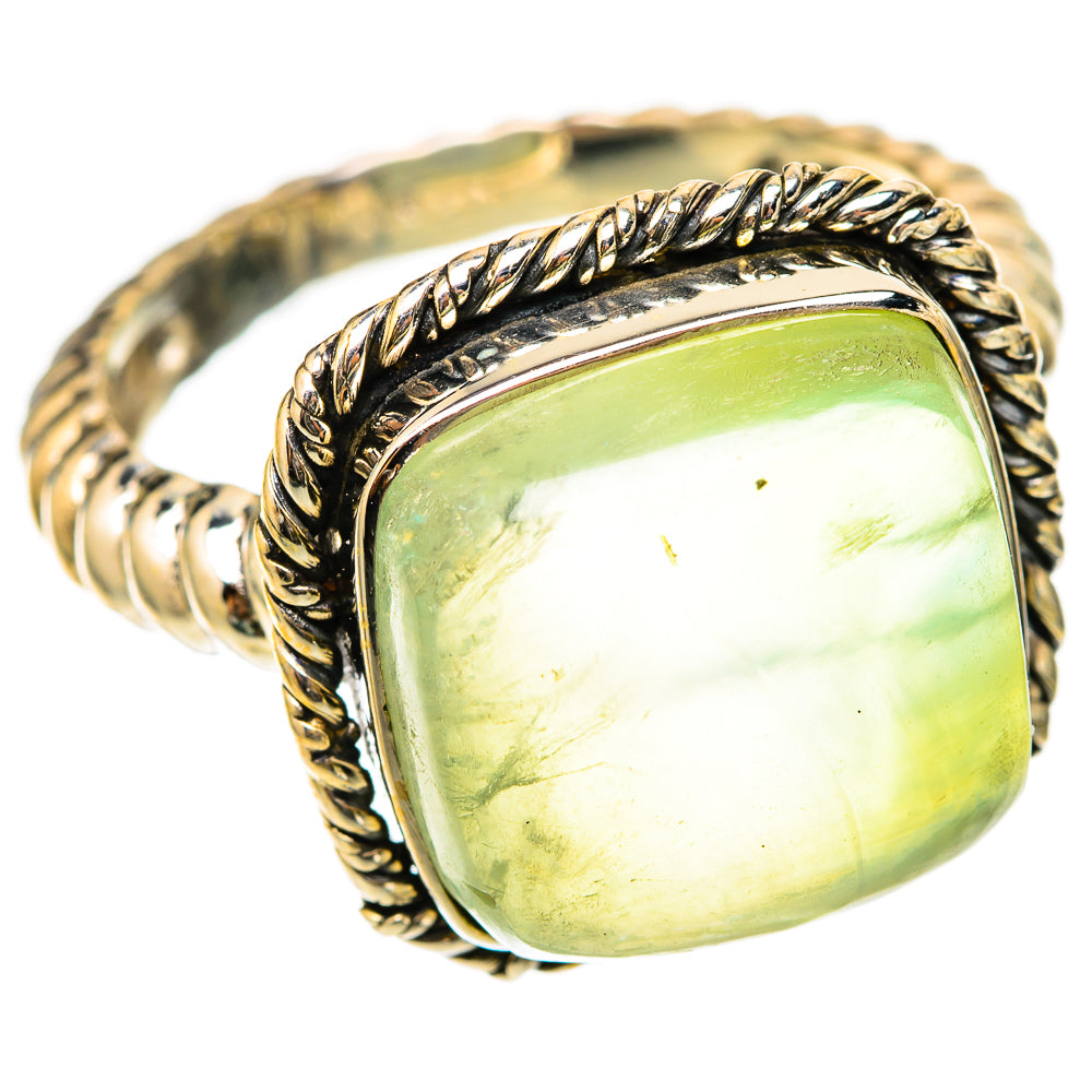 Prehnite Rings handcrafted by Anasilvercos - RING117765 - Photo 2