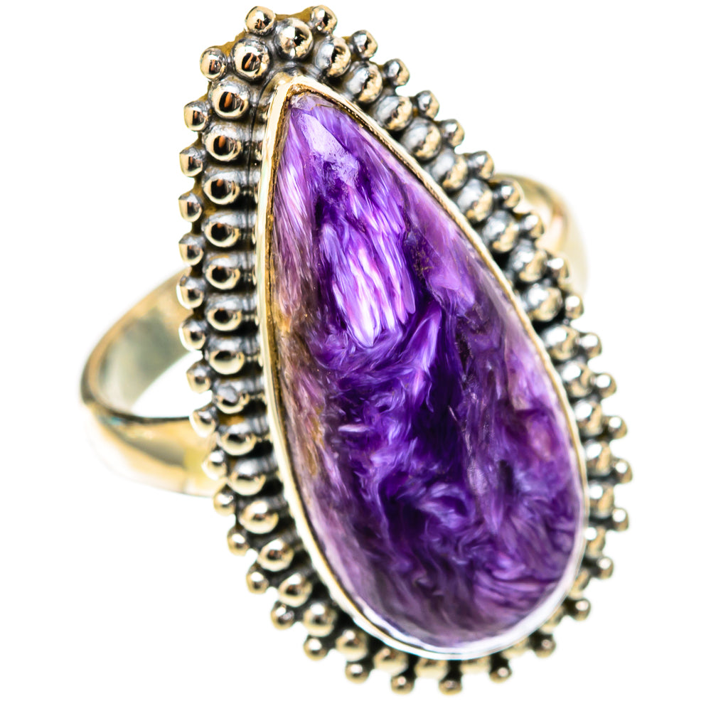 Charoite Rings handcrafted by Anasilvercos - RING117775 - Photo 2