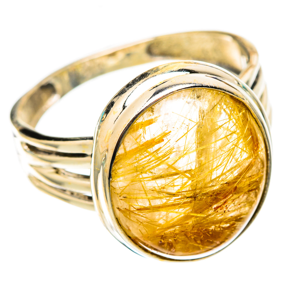 Rutilated Quartz Rings handcrafted by Anasilvercos - RING117777 - Photo 2