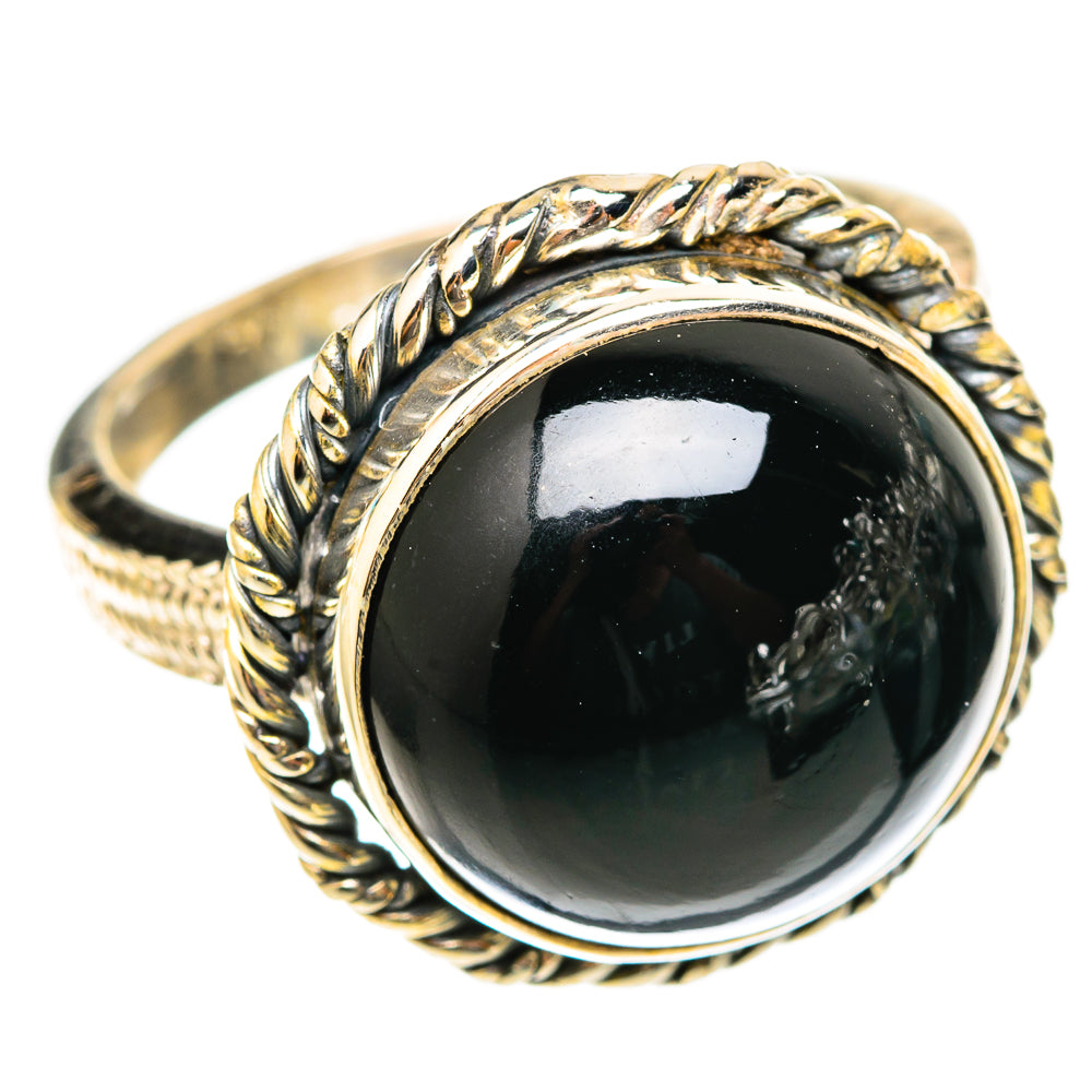 Black Onyx Rings handcrafted by Anasilvercos - RING117779 - Photo 2