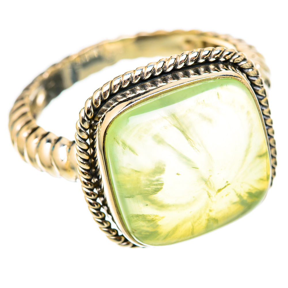 Prehnite Rings handcrafted by Anasilvercos - RING117795 - Photo 2