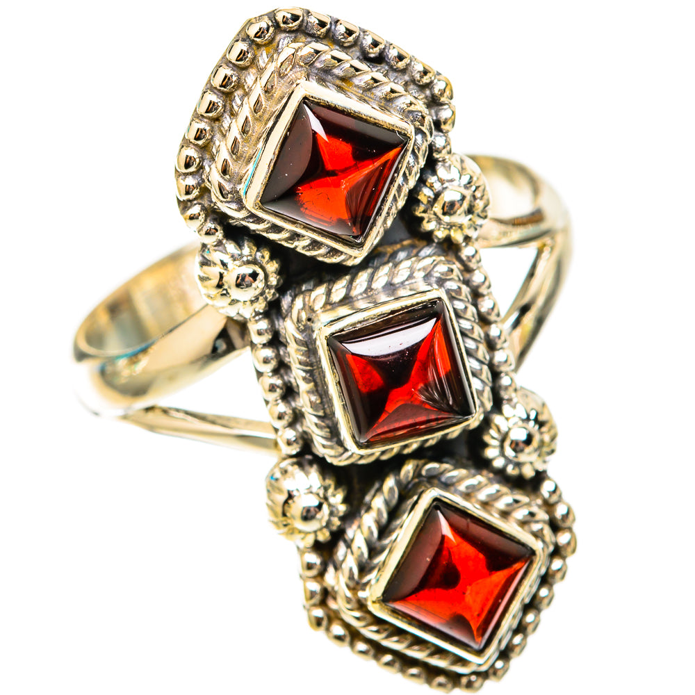 Garnet Rings handcrafted by Anasilvercos - RING117800 - Photo 2