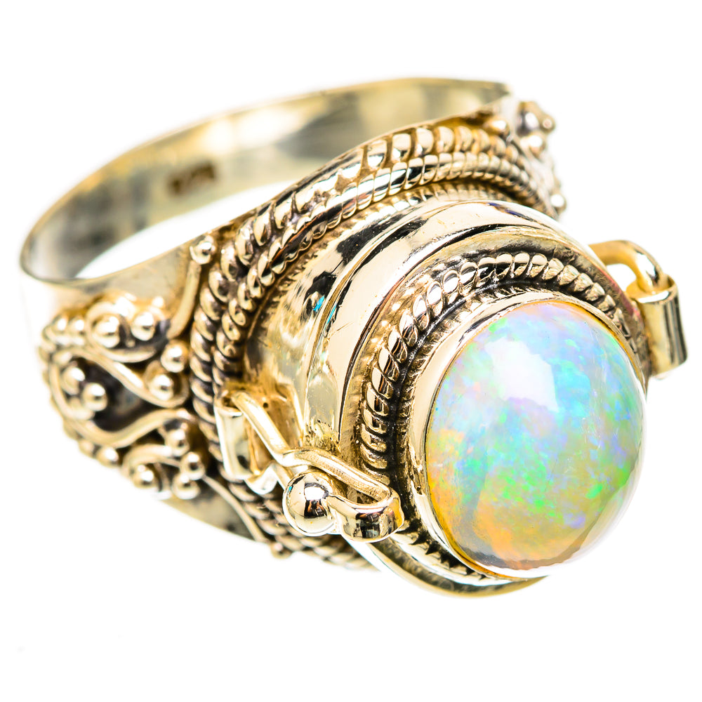 Ethiopian Opal Rings handcrafted by Anasilvercos - RING117815 - Photo 2