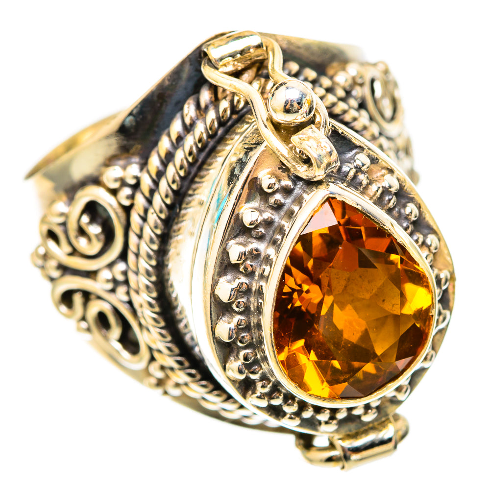 Mandarin Citrine Rings handcrafted by Anasilvercos - RING117827 - Photo 2