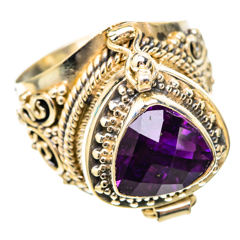 Amethyst Rings handcrafted by Anasilvercos - RING117833 - Photo 2