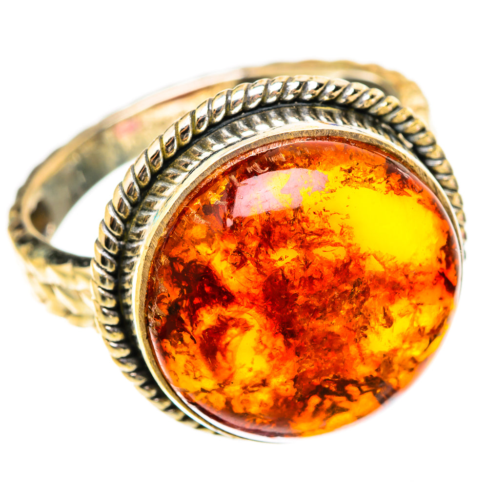 Baltic Amber Rings handcrafted by Anasilvercos - RING117864 - Photo 2