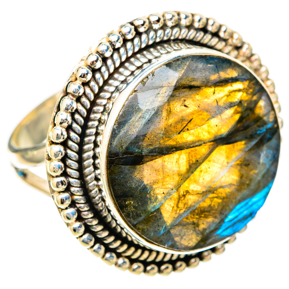 Labradorite Rings handcrafted by Anasilvercos - RING117879 - Photo 2