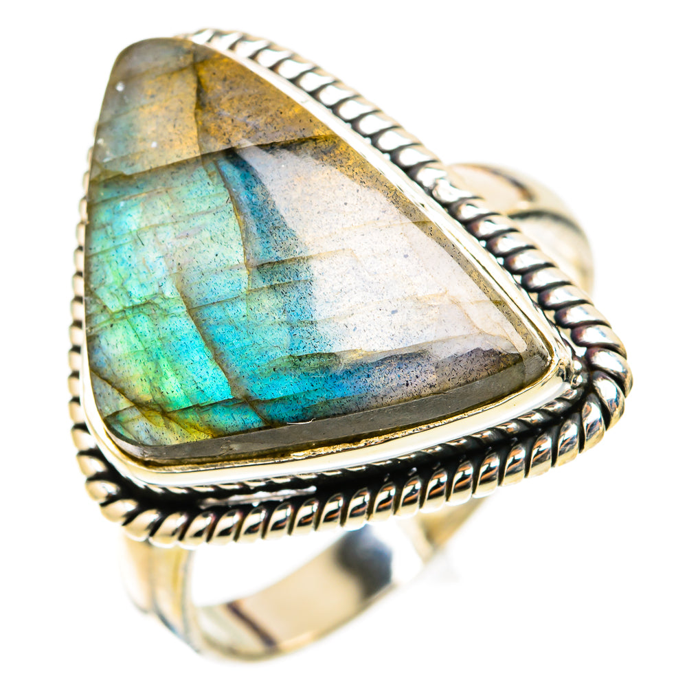 Labradorite Rings handcrafted by Anasilvercos - RING117884 - Photo 2