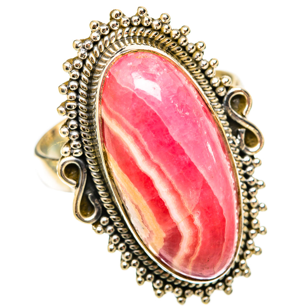 Rhodochrosite Rings handcrafted by Anasilvercos - RING117923 - Photo 2