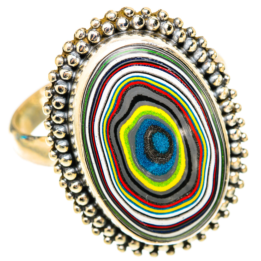 Fordite Rings handcrafted by Anasilvercos - RING117937 - Photo 2