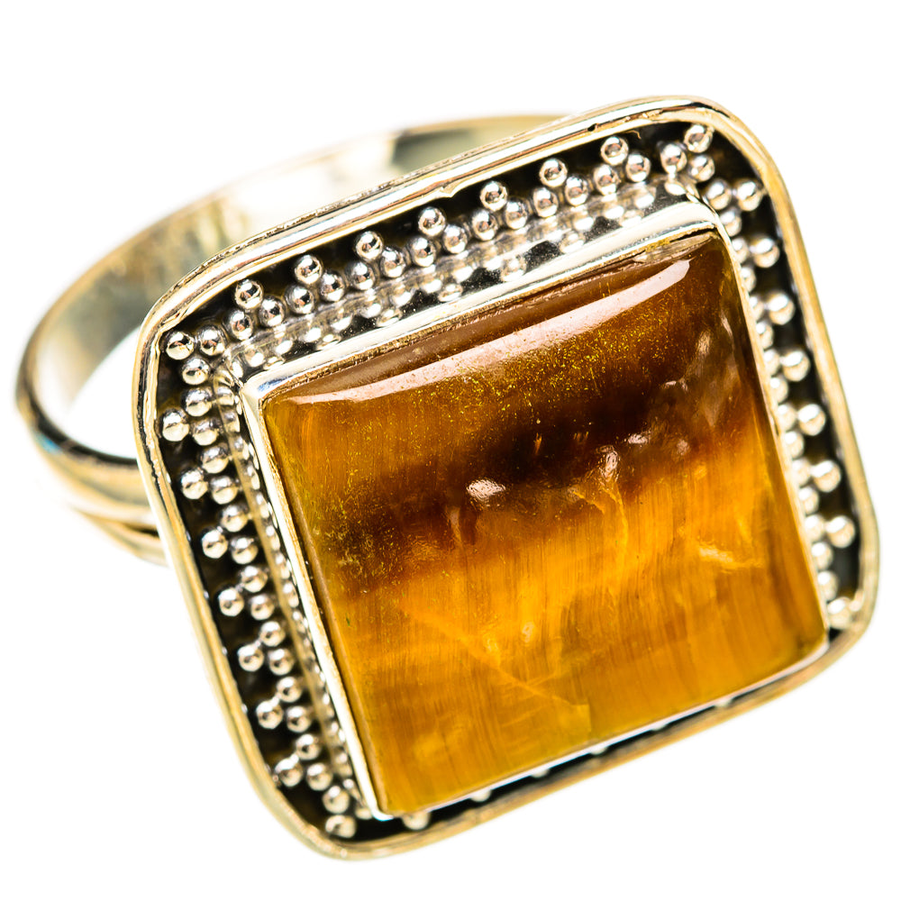 Tiger Eye Rings handcrafted by Anasilvercos - RING117948 - Photo 2