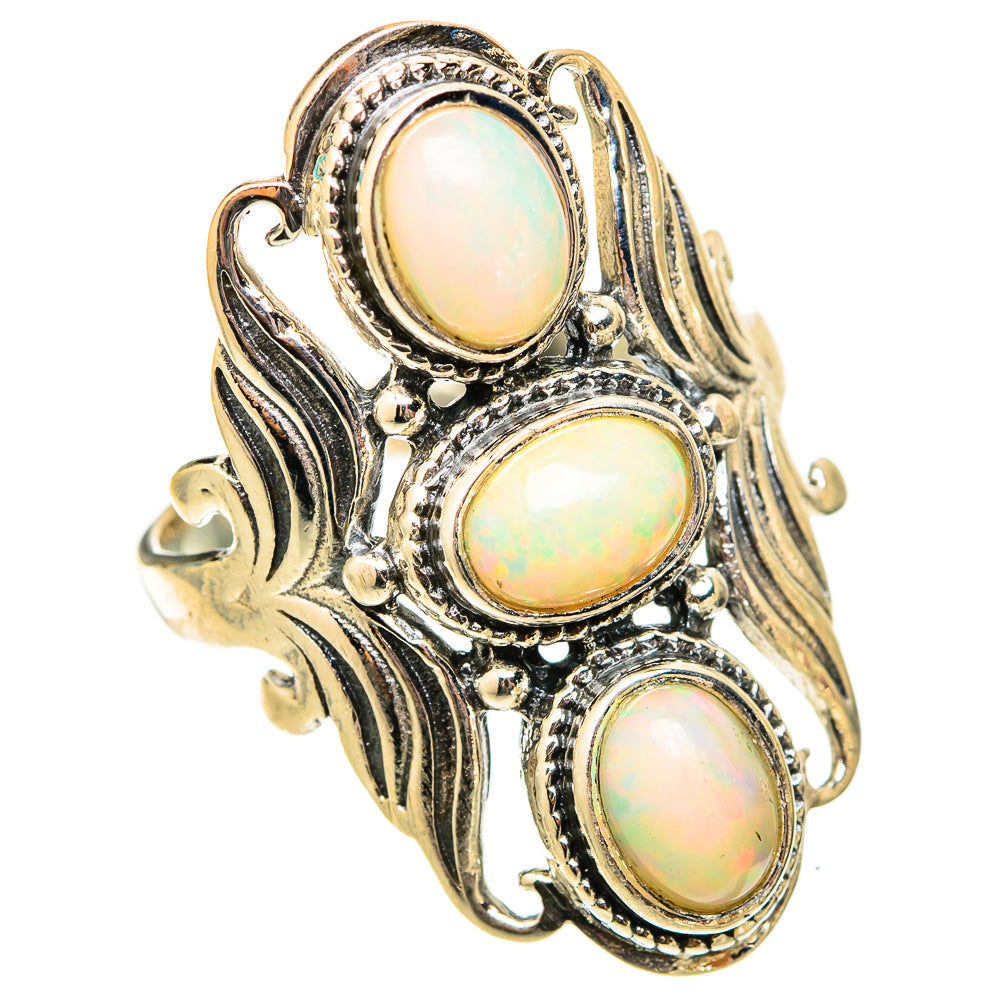 Ethiopian Opal Rings handcrafted by Anasilvercos - RING117967 - Photo 2