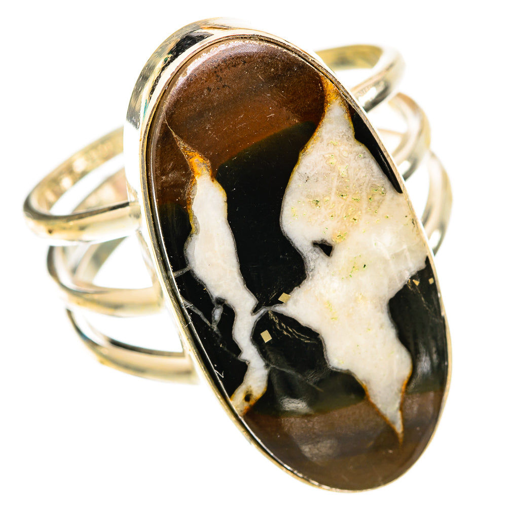Peanut Wood Jasper Rings handcrafted by Anasilvercos - RING117973 - Photo 2