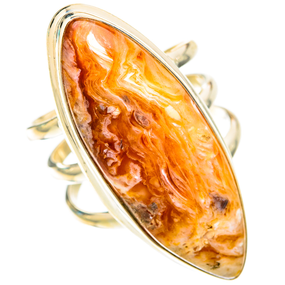 Plume Agate Rings handcrafted by Anasilvercos - RING117994 - Photo 2