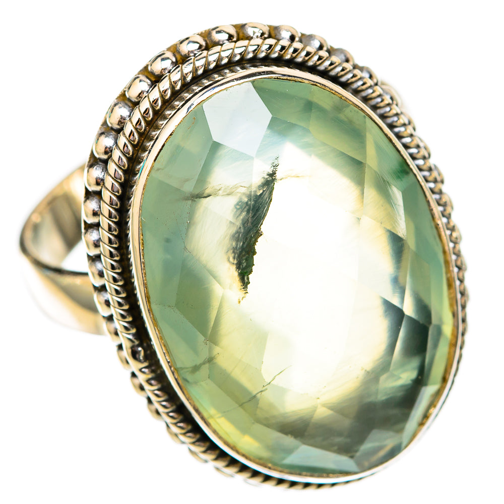 Prehnite Rings handcrafted by Anasilvercos - RING118005 - Photo 2