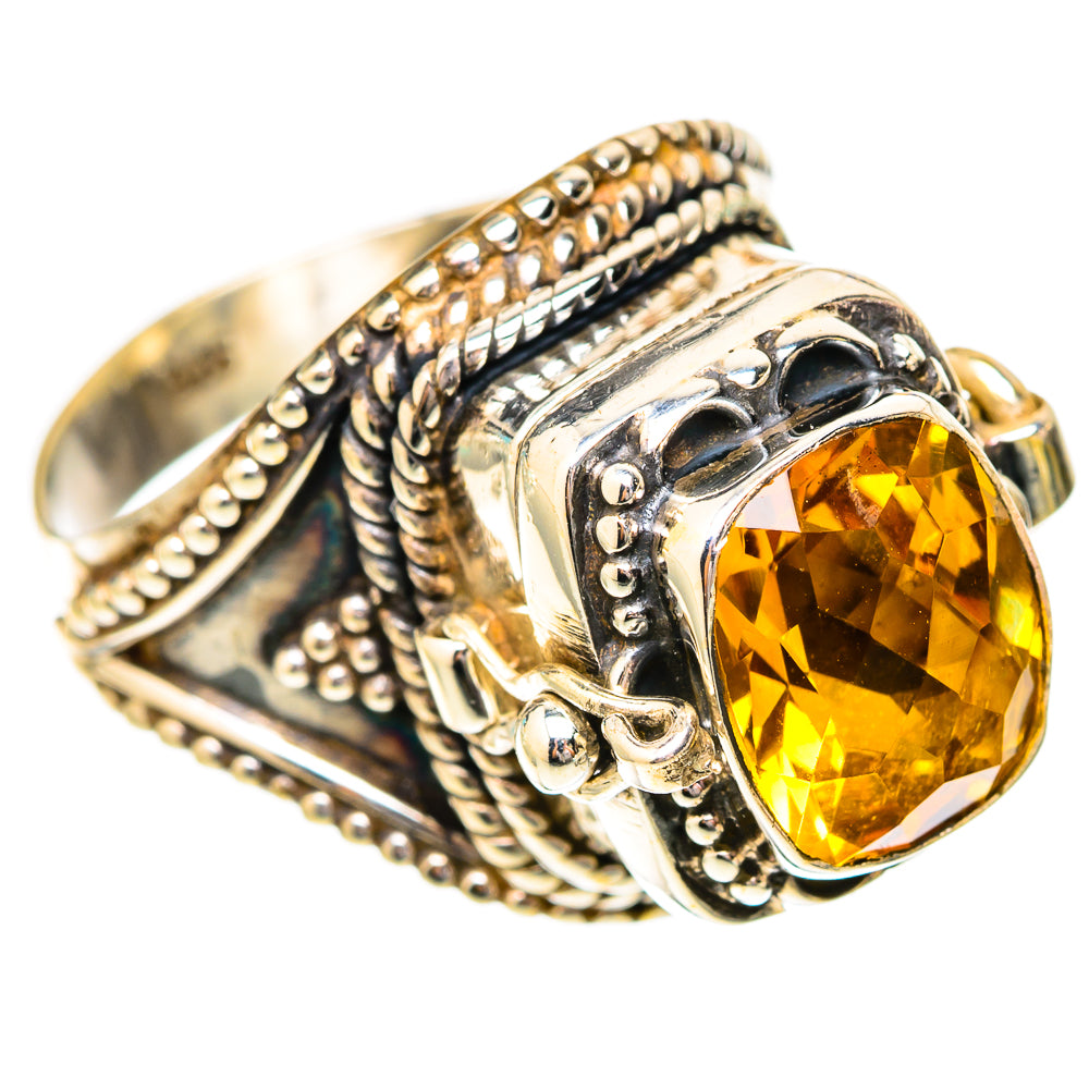 Citrine Rings handcrafted by Anasilvercos - RING118007 - Photo 2