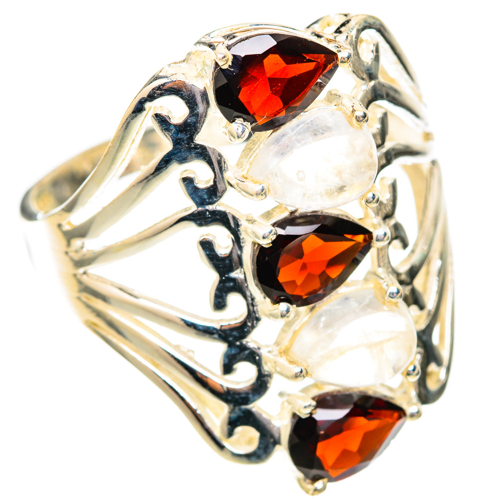 Garnet Rings handcrafted by Anasilvercos - RING118009 - Photo 2