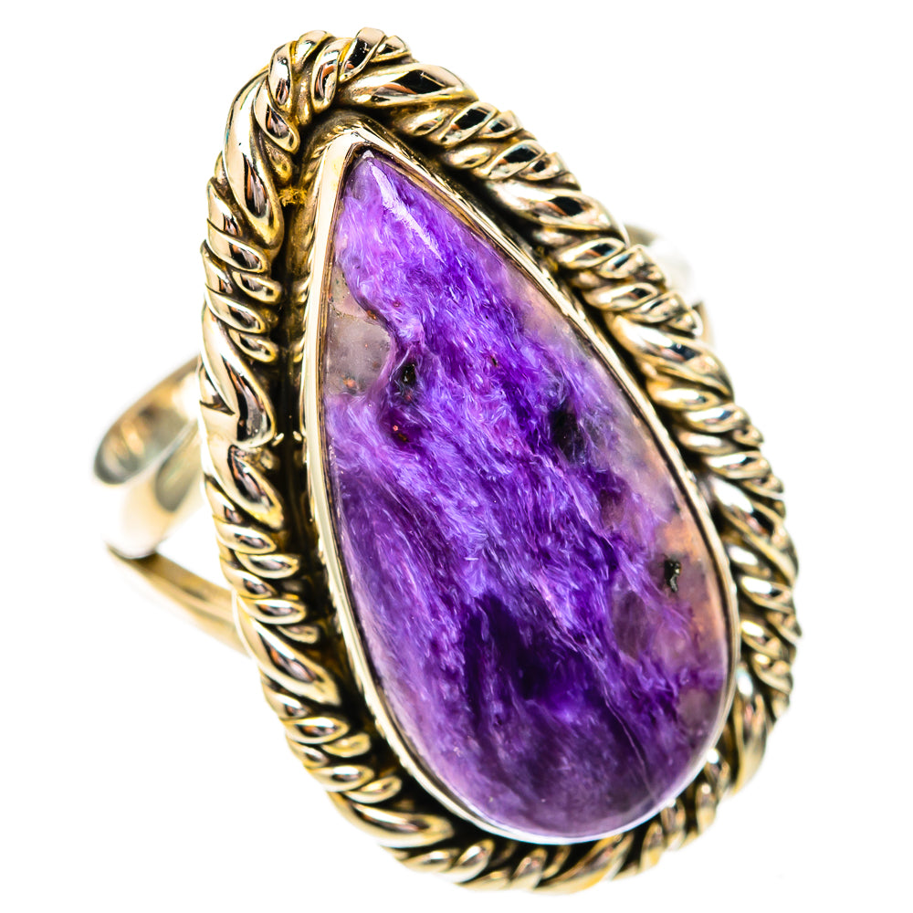 Charoite Rings handcrafted by Anasilvercos - RING118035 - Photo 2