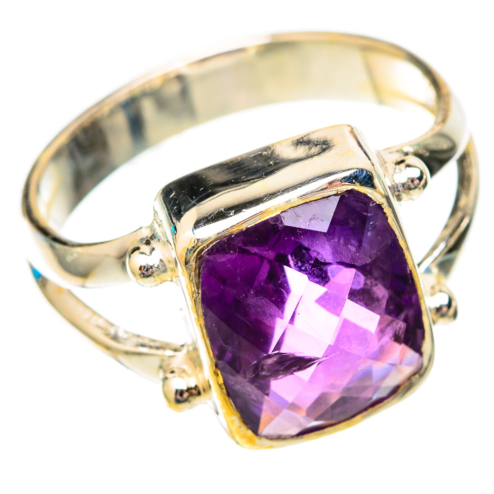 Amethyst Rings handcrafted by Anasilvercos - RING118036 - Photo 2