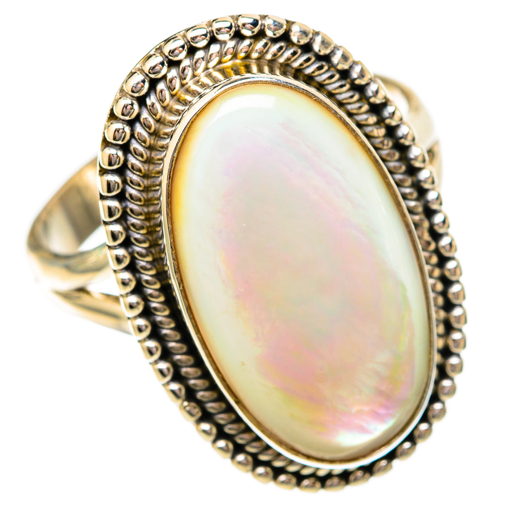 Mother Of Pearl Rings handcrafted by Anasilvercos - RING118038 - Photo 2