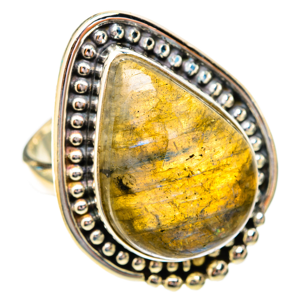 Labradorite Rings handcrafted by Anasilvercos - RING118043 - Photo 2