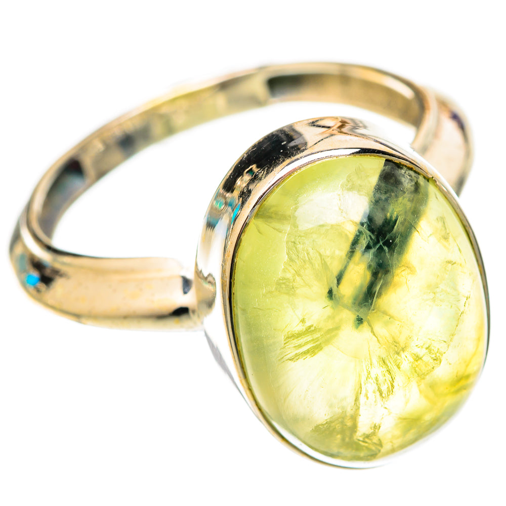 Prehnite Rings handcrafted by Anasilvercos - RING118047 - Photo 2
