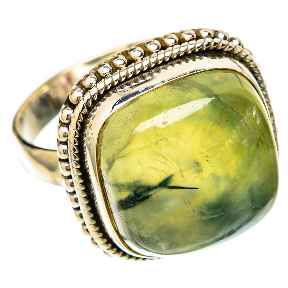 Prehnite Rings handcrafted by Anasilvercos - RING118048 - Photo 2