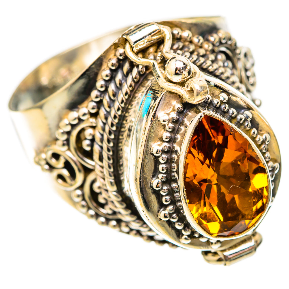 Mandarin Citrine Rings handcrafted by Anasilvercos - RING118051 - Photo 2
