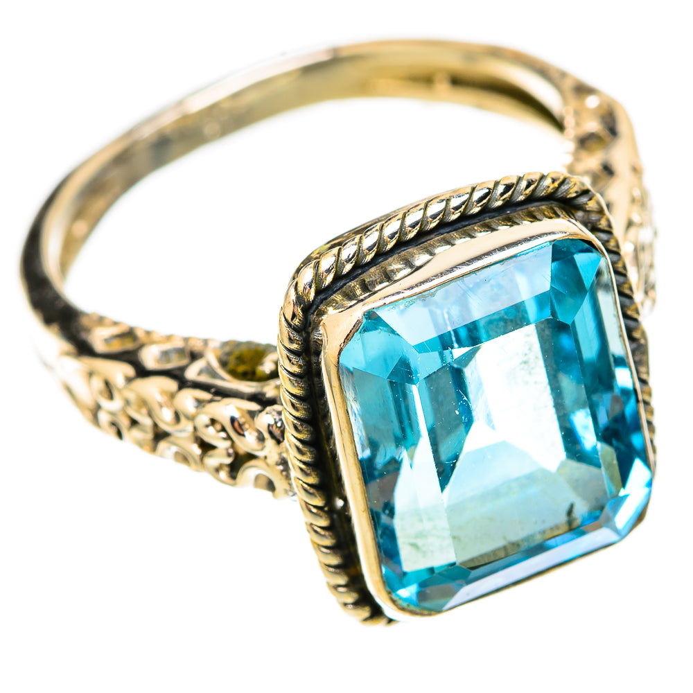 Blue Topaz Rings handcrafted by Anasilvercos - RING118063 - Photo 2