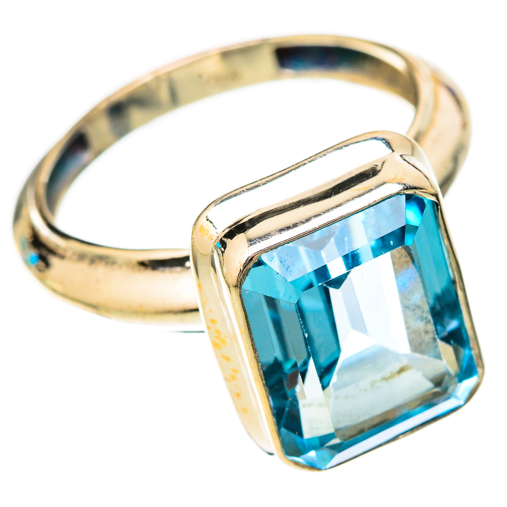 Blue Topaz Rings handcrafted by Anasilvercos - RING118084 - Photo 2