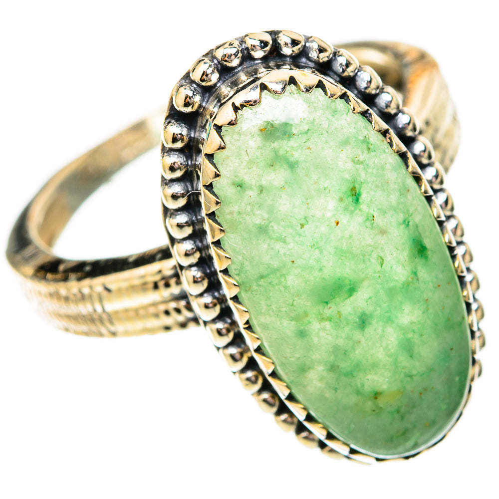 Green Aventurine Rings handcrafted by Anasilvercos - RING118089 - Photo 2