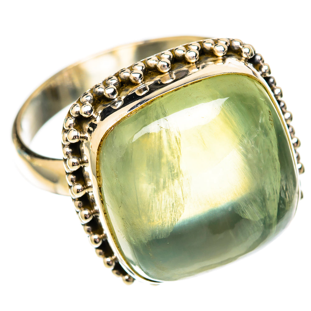 Prehnite Rings handcrafted by Anasilvercos - RING118090 - Photo 2