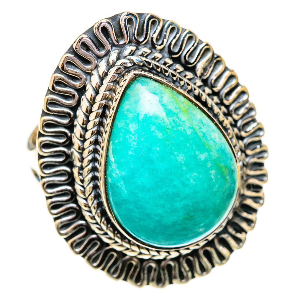 Amazonite Rings handcrafted by Anasilvercos - RING118105 - Photo 2