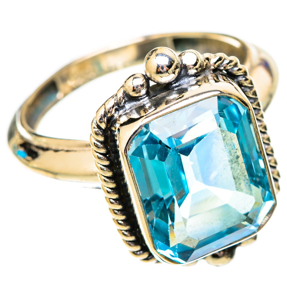 Blue Topaz Rings handcrafted by Anasilvercos - RING118109 - Photo 2