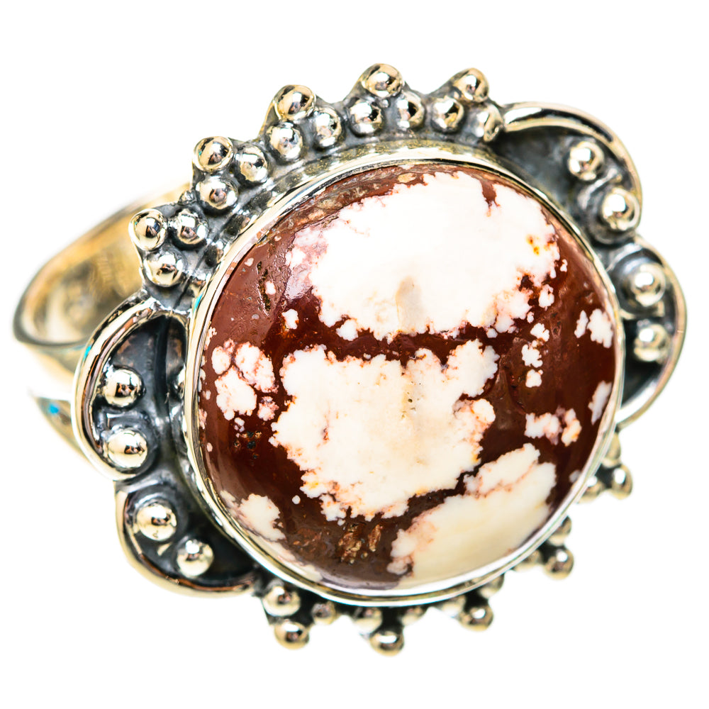 Wild Horse Jasper Rings handcrafted by Anasilvercos - RING118115 - Photo 2