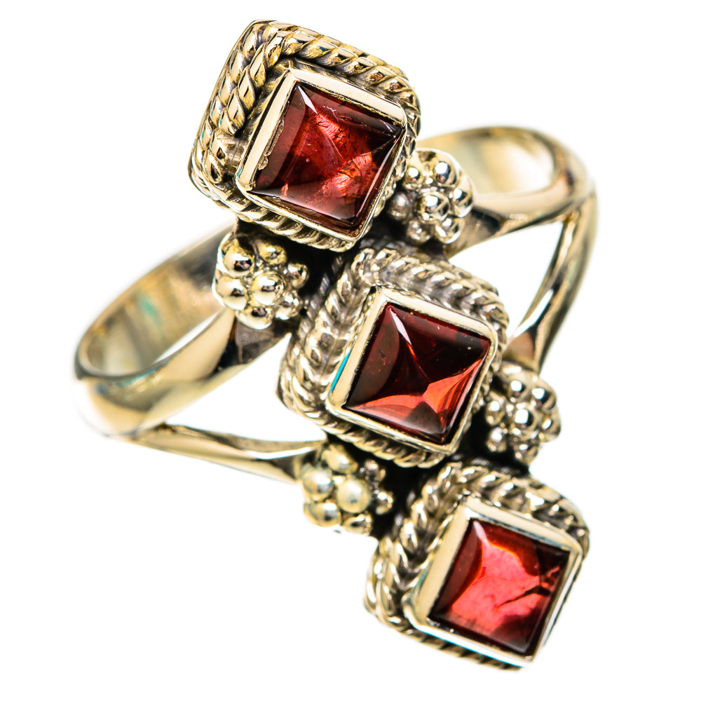 Garnet Rings handcrafted by Anasilvercos - RING118119 - Photo 2