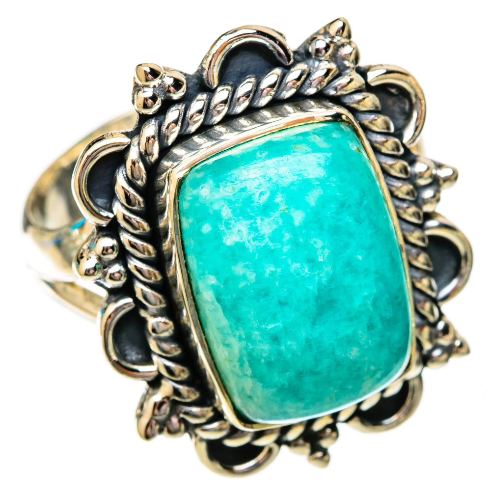 Amazonite Rings handcrafted by Anasilvercos - RING118132 - Photo 2