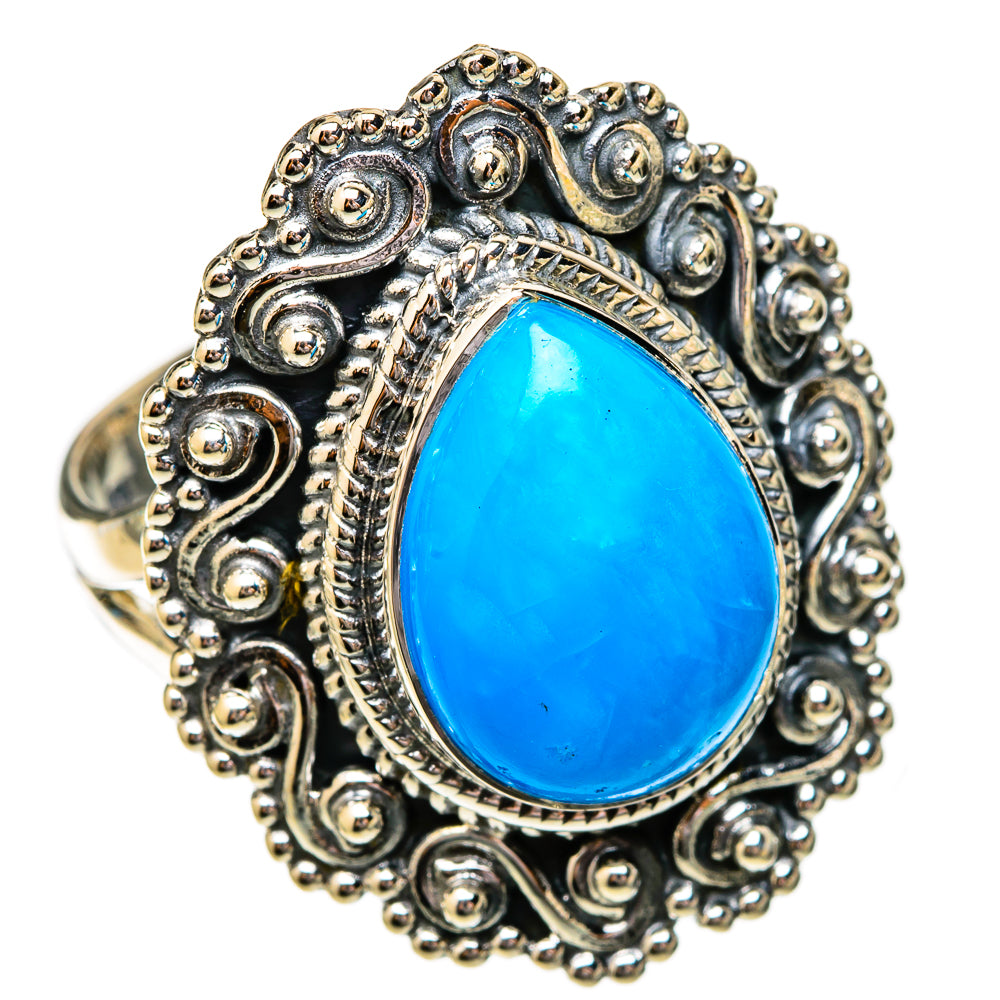 Smithsonite Rings handcrafted by Anasilvercos - RING118134 - Photo 2