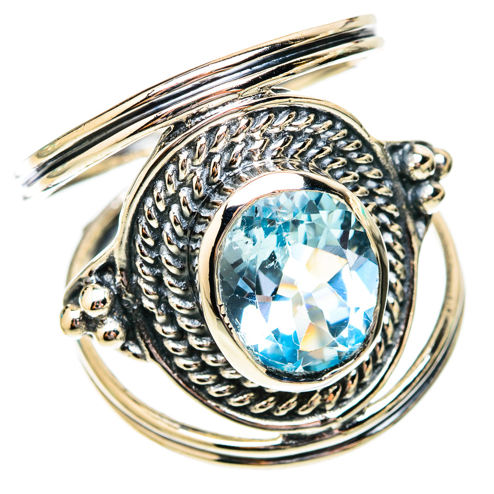 Blue Topaz Rings handcrafted by Anasilvercos - RING118135 - Photo 2