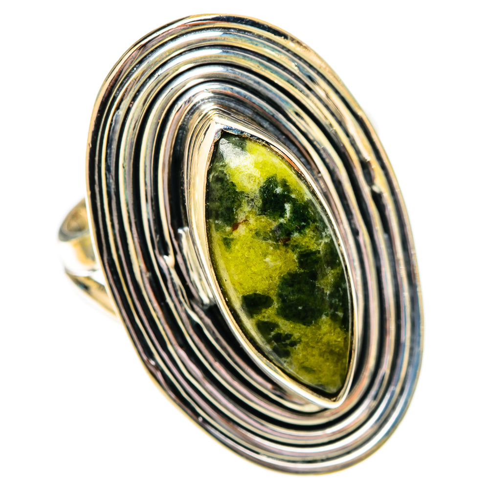Serpentine Stone Rings handcrafted by Anasilvercos - RING118141 - Photo 2