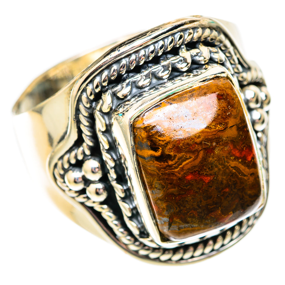 Moroccan Agate Rings handcrafted by Anasilvercos - RING118144 - Photo 2