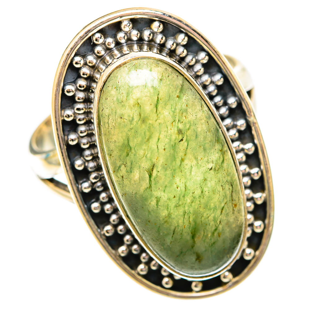 Prehnite Rings handcrafted by Anasilvercos - RING118169 - Photo 2